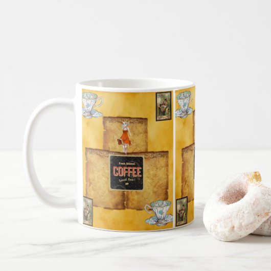 mok ontbijtkoffie (Met donut)