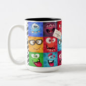 Mok ontwerp van multiface expressies (Links)