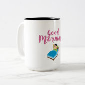 mok ontwerp voor kinderen, mok goede morgen ontwer (Voorkant links)