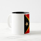 Mok Oost-Timor-Leste vlag (Voorkant links)