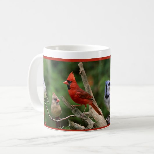 Mok oosterse vogels (Voorkant links)