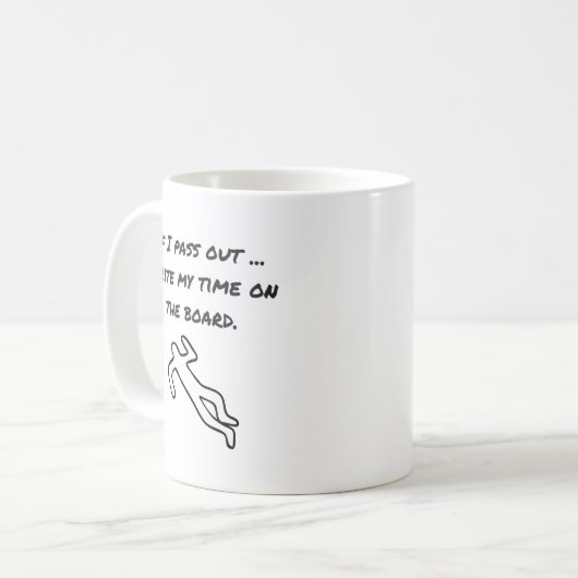 Mok op basis van cross-fit-novelty Coffee (Voorkant links)