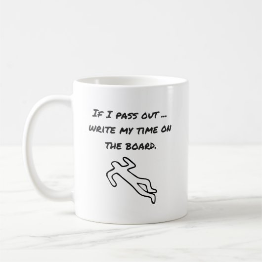 Mok op basis van cross-fit-novelty Coffee (Links)