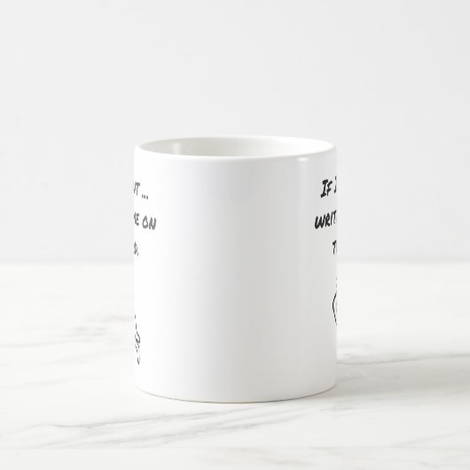 Mok op basis van cross-fit-novelty Coffee (Center)