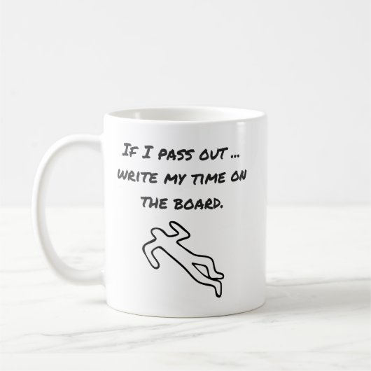 Mok op basis van cross-fit-novelty Coffee (Links)