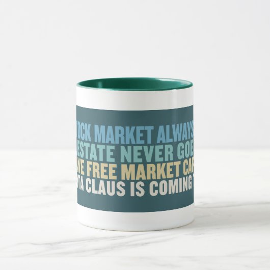 Mok op de aandelenmarkten en de kerstman (Midden)