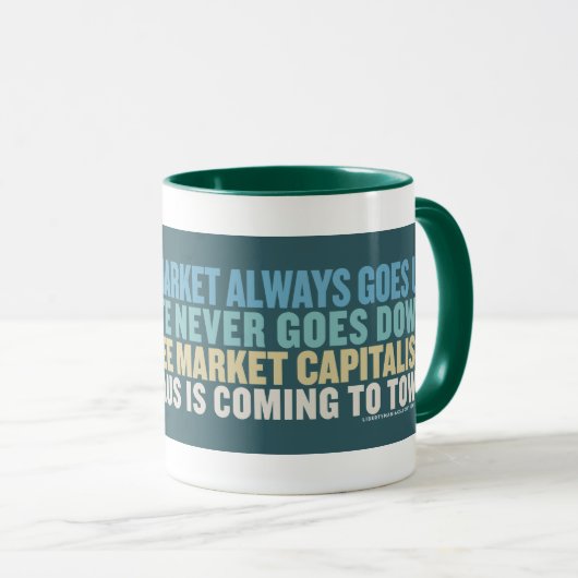 Mok op de aandelenmarkten en de kerstman (Voorkant rechts)