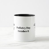 Mok op de dag van de toediening van podiatrische m (Midden)