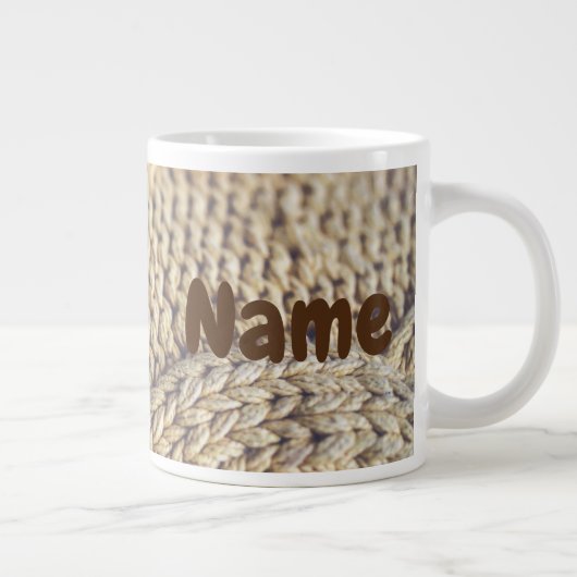 Mok op jumboformaat met "Cozy Warm"-gezegde (Rechts)