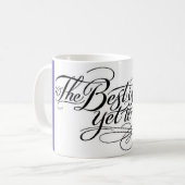 Mok op maat van design: "Het beste is nog niet bes (Voorkant links)