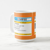 Mok op recept voor koffie (Voorkant links)