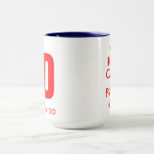 Mok op zaterdag met kalm thema (Midden)