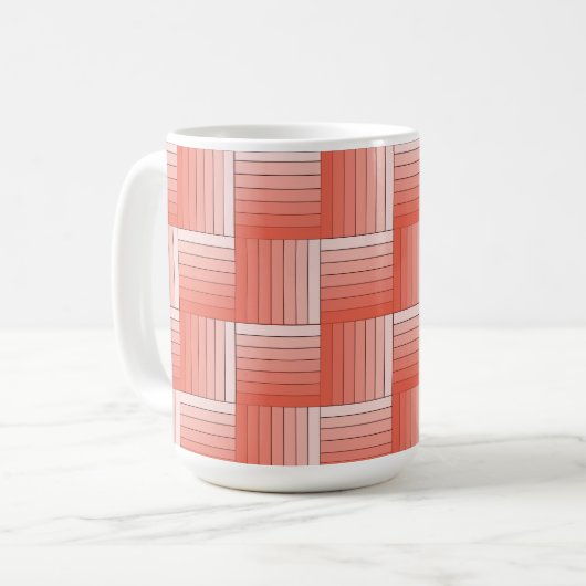 Mok - Oranje gesleept lintafweersysteem (Voorkant links)