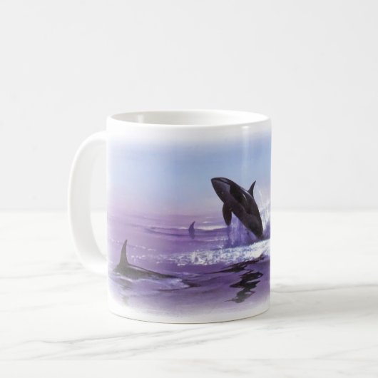 mok "Orcas" koffie (Voorkant links)