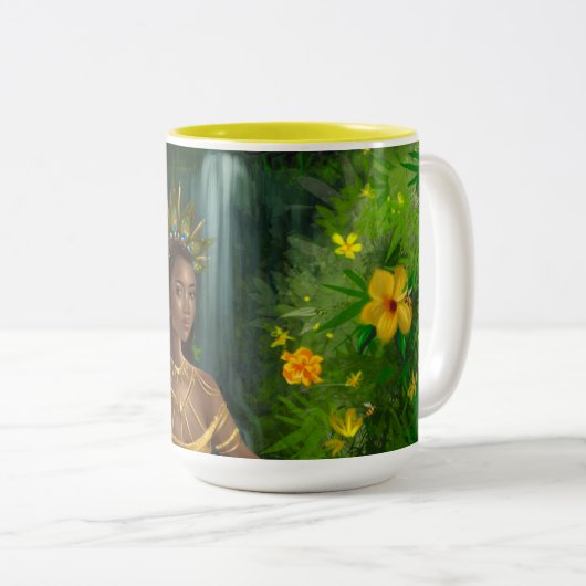 Mok Orisha/Goddess Oshun (Face) (Voorkant rechts)