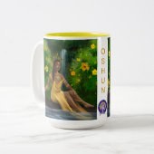 Mok Oshun Orisha/Goddess Tea (volledig lichaam) (Voorkant links)