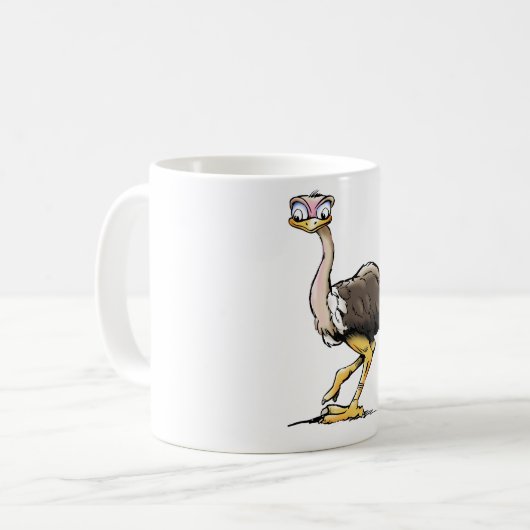 Mok Ostrich (Voorkant links)