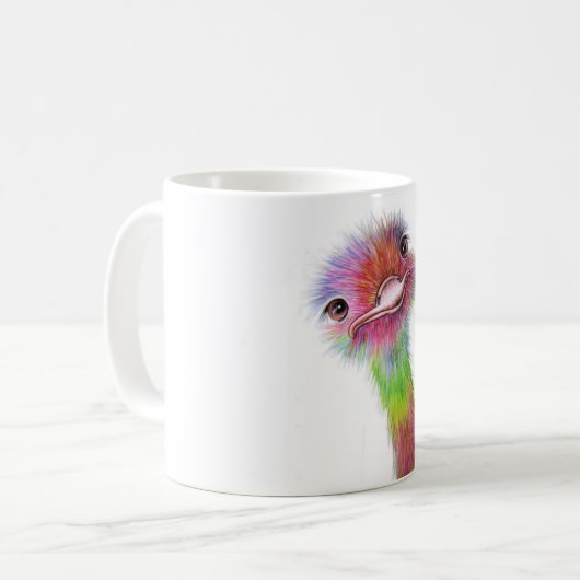 Mok Ostrich (Voorkant links)