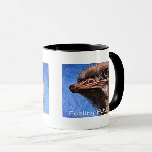 Mok Ostrich Feeling Fugley (Voorkant rechts)