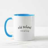 Mok oude analoge schoolkoffie (Links)