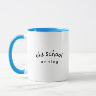 Mok oude analoge schoolkoffie