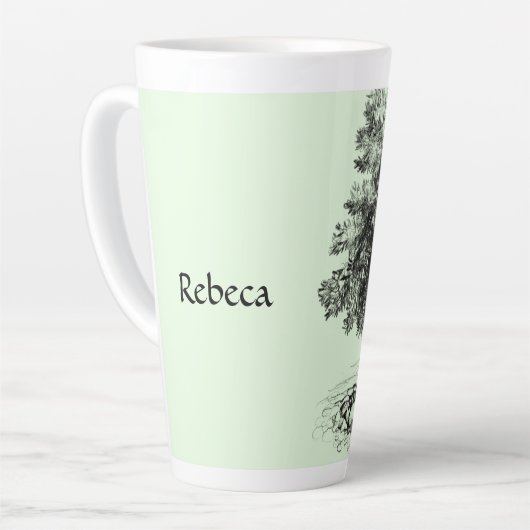 Mok oude olijfboomkoffie (Linkerhoek)