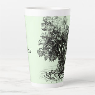 Mok oude olijfboomkoffie