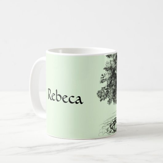 Mok oude olijfboomkoffie (Voorkant links)