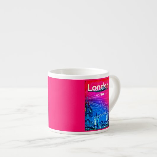 Mok-Oude Reis-Londen Espresso Kop (Voorkant rechts)