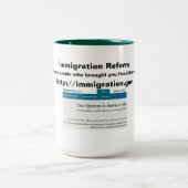 Mok over de hervorming van het immigratiebeleid (Center)