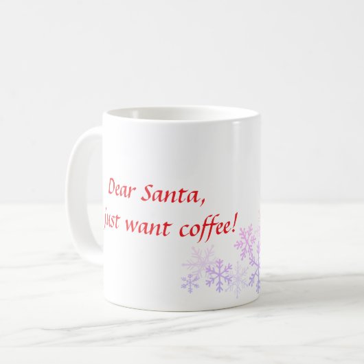 Mok over het kerstthema (Voorkant links)