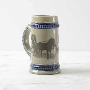 Mok Paarden en buik