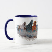 Mok, paarden in surf II Mok (Links)