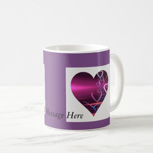 Mok Paars hart aanpassen (Voorkant rechts)