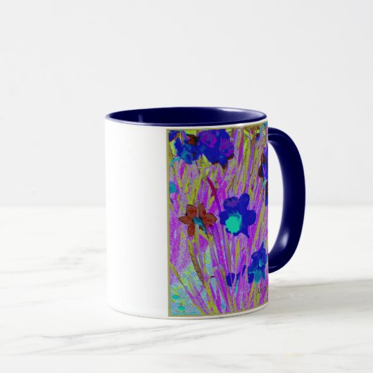 mok "Paarse Daffodils" (Voorkant rechts)