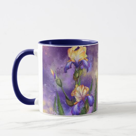 Mok Paarse Iris Flowers (Links)