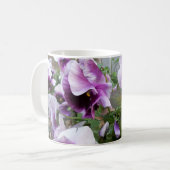 Mok Paarse Pansies (Voorkant links)