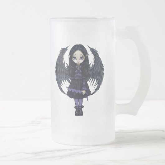 mok "Paarse papierkunst" (Rechts)