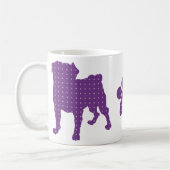 Mok Paarse pugs en poten (Links)