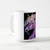 Mok Paarse Unicorn Coffee (Voorkant links)