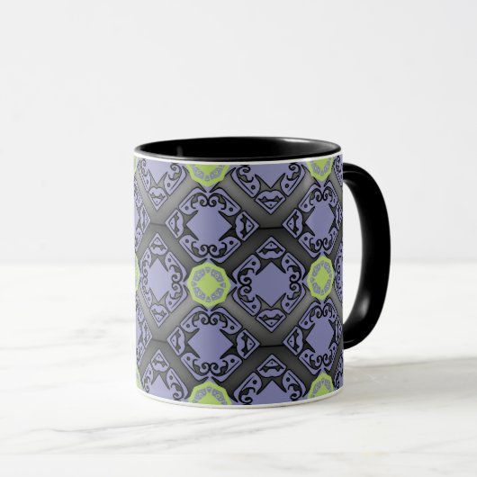 mok paarse vormen (Voorkant rechts)