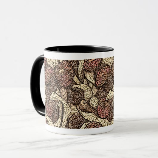 Mok paddenstoelontwerp (Voorkant links)