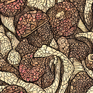 Mok paddenstoelontwerp