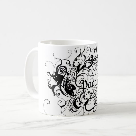 Mok Pagan Scroll Coffee (Voorkant links)