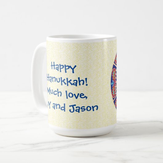 Mok "Paisley Dreidel" (Voorkant links)