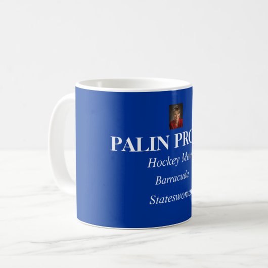 Mok Palin Proud - Gepersonaliseerd (Voorkant links)