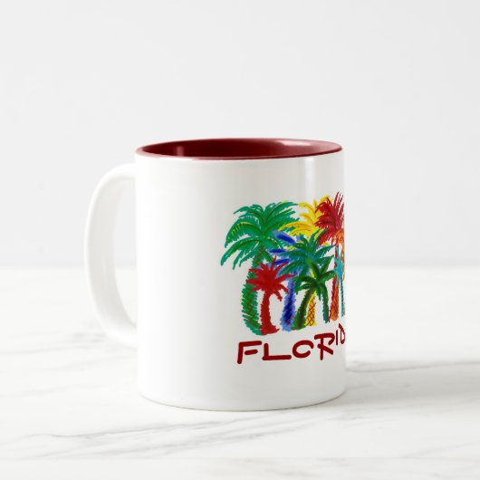 Mok palmboom in Florida (Voorkant links)