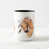 Mok Palomino Horse door Bihrle (Midden)