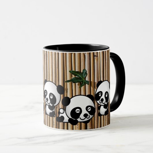 Mok Panda Bamboo Coffee (Voorkant rechts)
