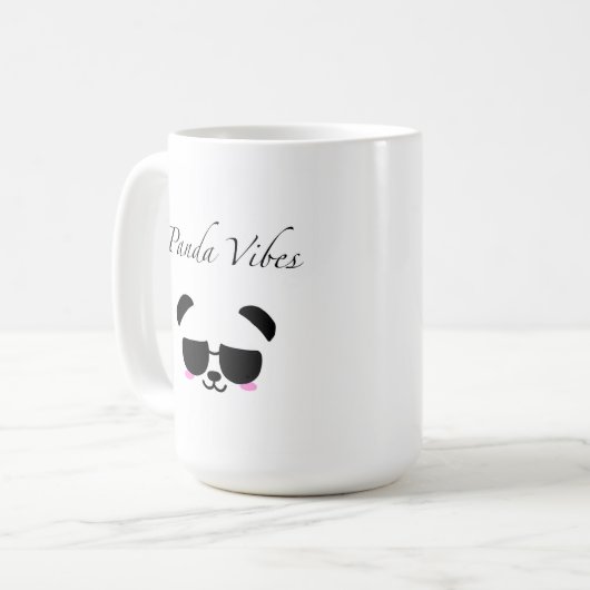 Mok Panda Vibes Coffee (Voorkant links)